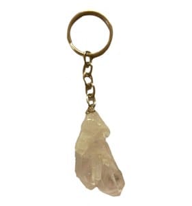 Porte clé druse cristal de roche